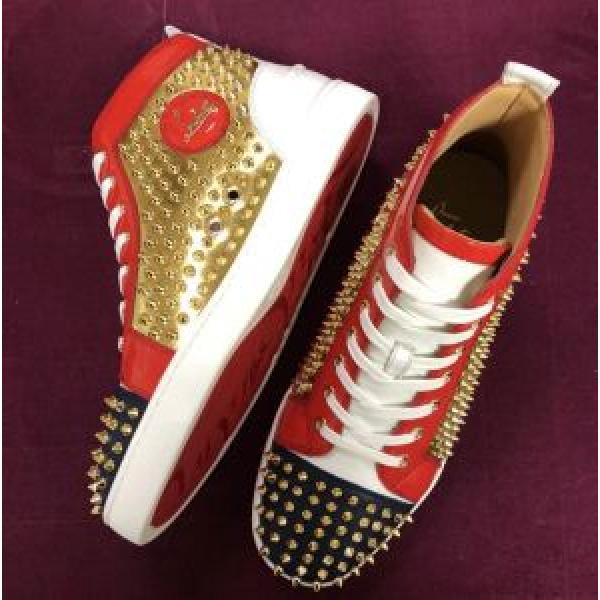 人気急上昇中 ハイトップシューズ クリスチャンルブタン Christian Louboutin スニーカー、靴 美品*入手困難
