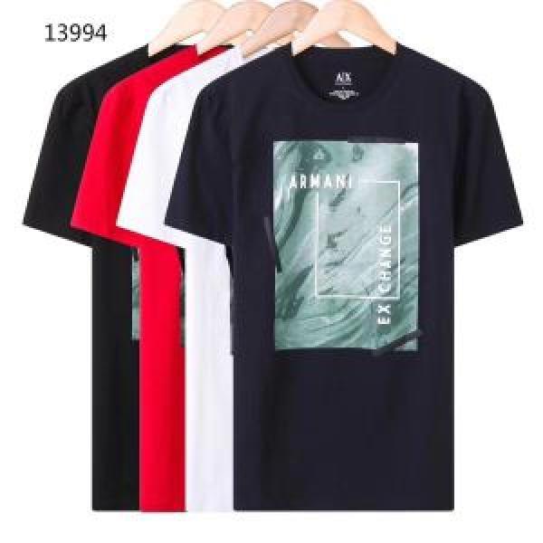 美品*入手困難 アルマーニ ARMANI 4色可選 半袖Tシャツ 絶妙な新商品
