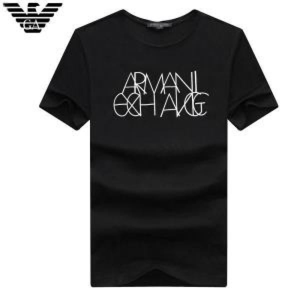 人気急上昇中 アルマーニ ARMANI  3色可選 半袖Tシャツ 高感度アイテム