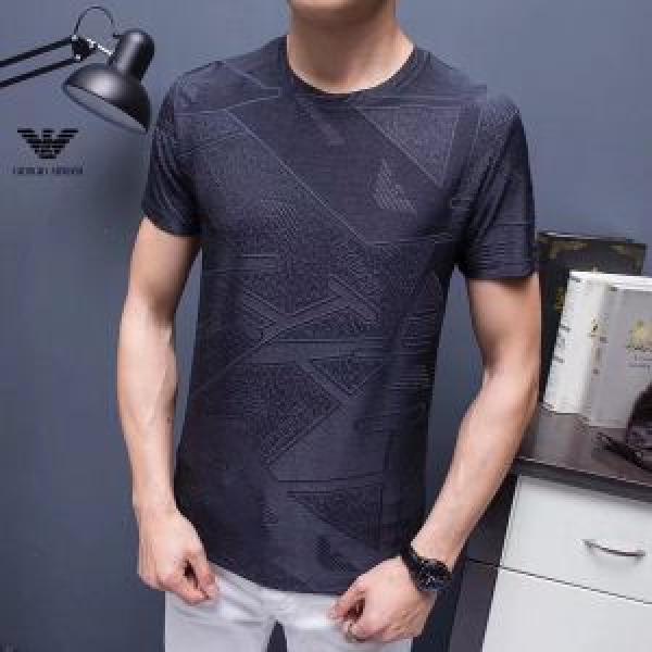 上品でファッション 半袖Tシャツ アルマーニ ARMANI  2色可選 ファッションの最先端！
