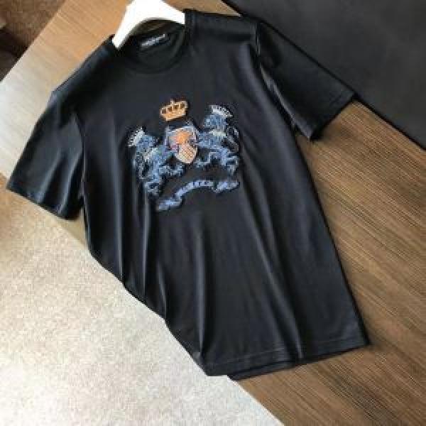 今季新作登場 ドルチェ＆ガッバーナ Dolce&Gabbana モデル大絶賛 2色可選 半袖Tシャツ 赤字価格