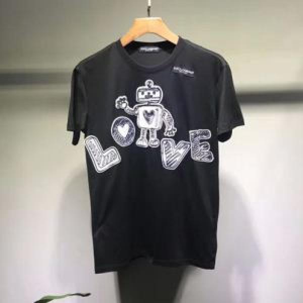 半袖Tシャツ 2色可選 有名人同じアイテム  ドルチェ＆ガッバーナ Dolce&Gabbana 数量限定再入荷
