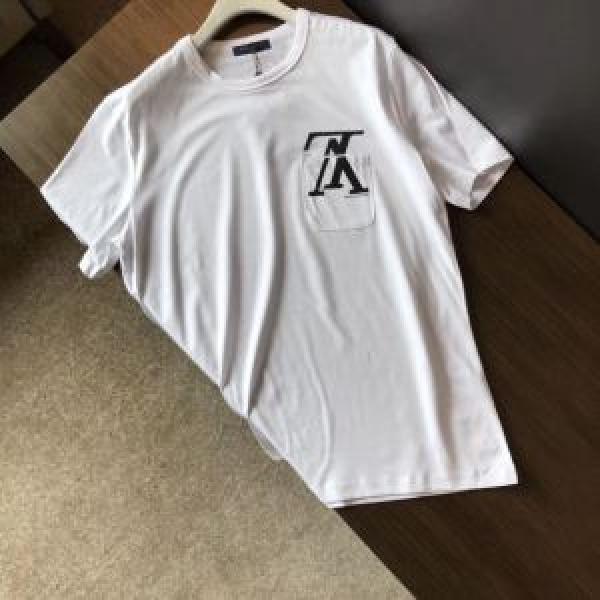 2026最高ランキング ルイ ヴィトン LOUIS VUITTON 2色可選 半袖Tシャツ 人気デザインで欲しい