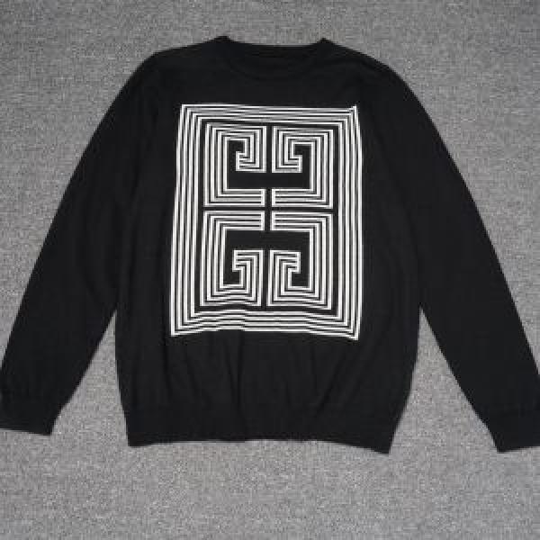 日本限定素材GIVENCHYジバンシー偽物ブラックのメンズセーターパーカー入手困難