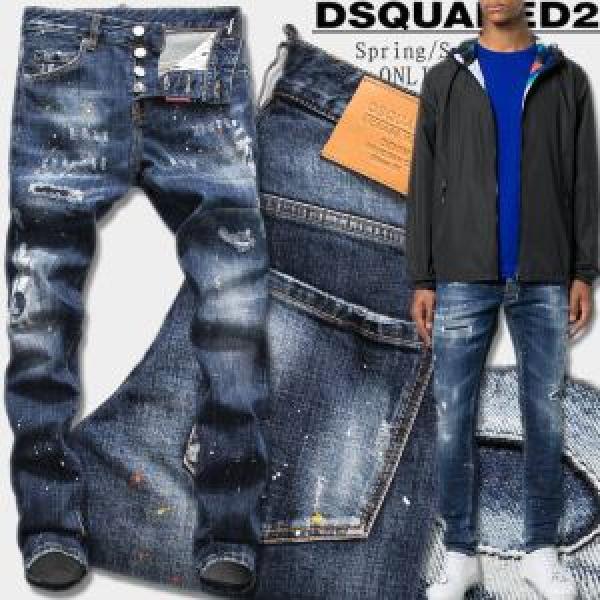2026おすすめDSQUARED2ディースクエアー ド偽物人気セール定番メンズロングデニムジーンズ