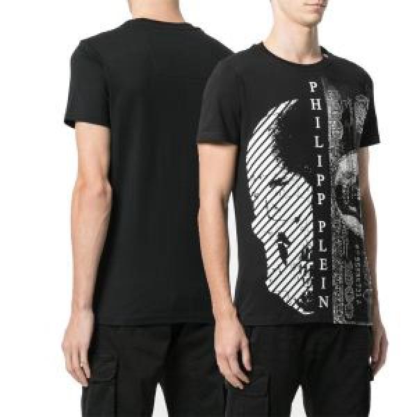 2026年春夏シーズン フィリッププレイン PHILIPP PLEIN モデル大絶賛  半袖Tシャツ 2色可選
