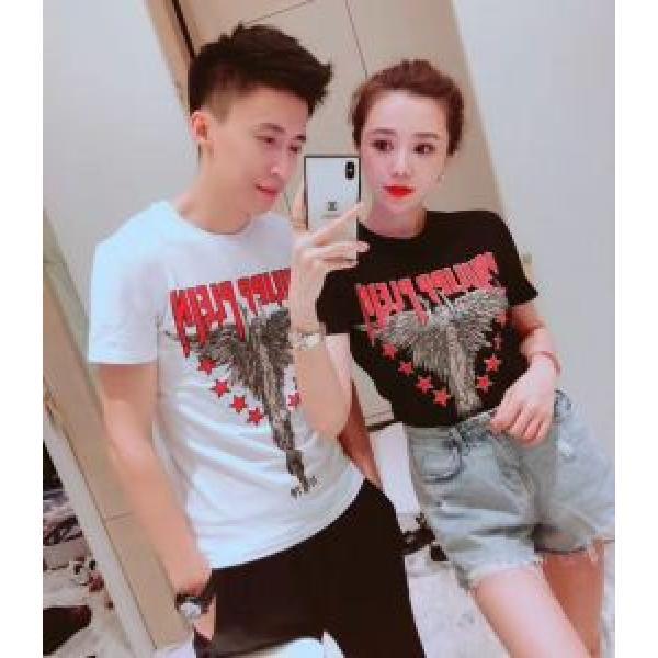 2026夏の定番新品到来! 男女兼用 数量限定再入荷 フィリッププレイン PHILIPP PLEIN 半袖Tシャツ 2色可選 大胆なデザイン