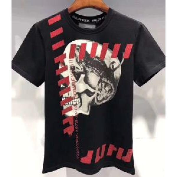 大人気コラボ商品 格安*出品*新品 フィリッププレイン PHILIPP PLEIN 2色可選  半袖Tシャツ 大人気商品再入荷!