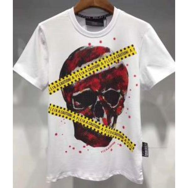 2026着回し度高めアイテム! 2色可選 夏季超人気 フィリッププレイン PHILIPP PLEIN 半袖Tシャツ 稀少*新品