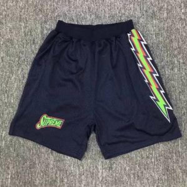 伸縮性よい Supreme 18ss Bolt Basketball Shor 上品でファッション スエットパンツ4色可選