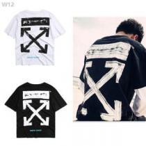 2026夏の定番新品到来! 半袖Tシャツ Off-White オフホワイト2色可選