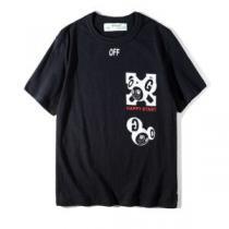 高級感が漂う 半袖Tシャツ Off-White ラックスした雰囲気オフホワイト 2色可選