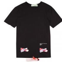 オフホワイト 2色可選今季新作登場美品*入手困難 半袖Tシャツ Off-White