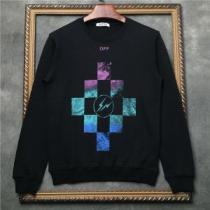 アウトドア系Off-White 人気急上昇中オフホワイトプルオーバーパーカー2色可選