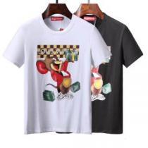 流行の注目ブランド 半袖Tシャツ 人気デザインで欲しい  ルイ ヴィトン LOUIS VUITTON  2色可選