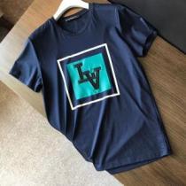 ミックス感が溢れる 半袖Tシャツ ルイ ヴィトン LOUIS VUITTON  2色可選 2026新品入荷
