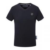 今季新作登場 半袖Tシャツ 2色可選 定番品質保証 フィリッププレイン PHILIPP PLEIN 超人気美品