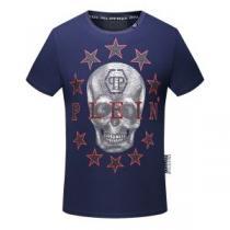 春夏超人気の最新作 フィリッププレイン PHILIPP PLEIN 2色可選 半袖Tシャツ 希少価値大