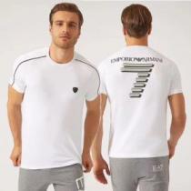 半袖Tシャツ 春夏大活躍  2色可選 超人気美品 稀少*入手困難 アルマーニ ARMANI