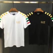 芸能人愛用 半袖Tシャツ 2026年春夏シーズン アルマーニ ARMANI ファッションの最先端！ 2色可選