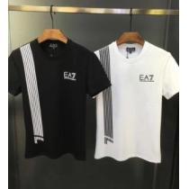 2026人気の主流アイテム 2色可選 半袖Tシャツ アルマーニ ARMANI 圧倒的人気新着