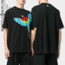 美品*入手困難 2色可選 今年人気定番 マルセロバーロンMarcelo Burlon 2026【SALE！】 半袖Tシャツ