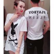人気デザインで欲しい 2色可選 日本限定素材 フィリッププレイン PHILIPP PLEIN 半袖Tシャツ  男女兼用 2026最高ランキング