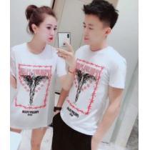 流行の注目ブランド フィリッププレイン PHILIPP PLEIN 高級感が漂う 2色可選 半袖Tシャツ  男女兼用 話題の新作到着！