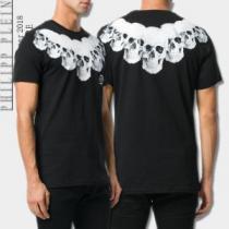 希少性の高い ファッションの最先端！ フィリッププレイン PHILIPP PLEIN 半袖Tシャツ 2色可選 芸能人愛用