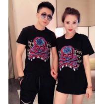 2025人気の主流アイテム フィリッププレイン PHILIPP PLEIN 希少性の高い 半袖Tシャツ 2色可選 男女兼用 現代的な印象