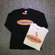 有名人同じアイテムロングTシャツSUPREME 2色可選18SS RIPPLE LS TEE希少性の高い