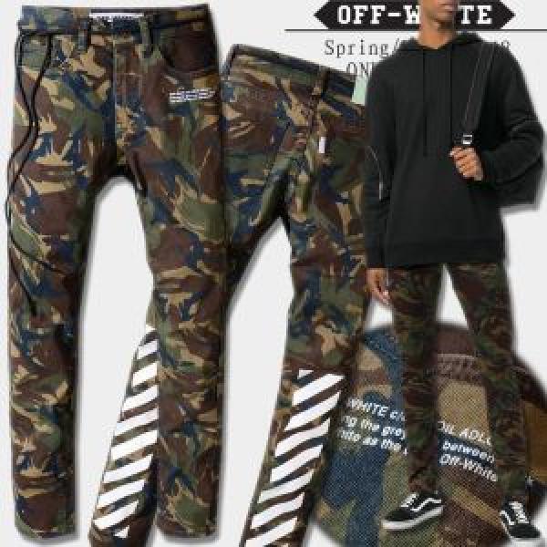 激レア 限定 エレガント新作 Off-White オフホワイト ジーンズ 流行アイテム
