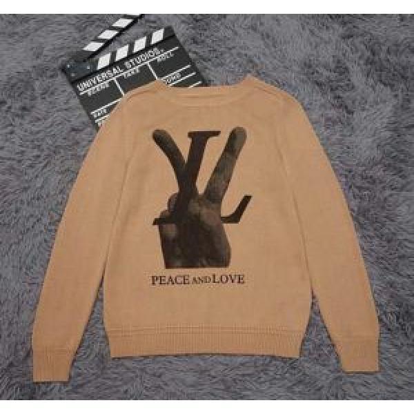 人気シリーズLouis Vuittonルイヴィトンコピー限定☆セールイエローのメンズセーター通販品