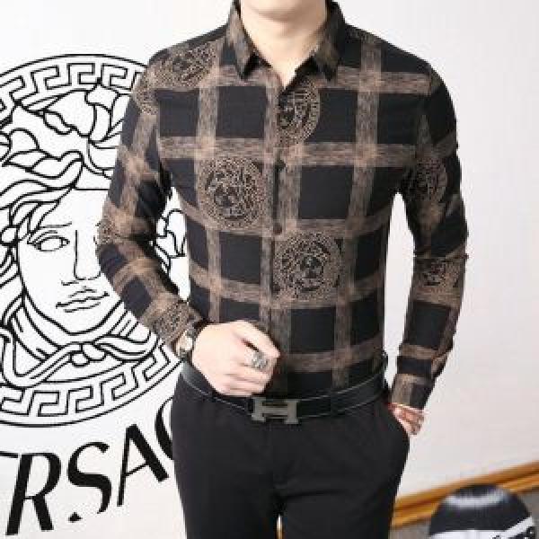 ヴェルサーチ ミックス感が溢れる 2026新品入荷 VERSACEシャツ 2色可選美品*入手困難