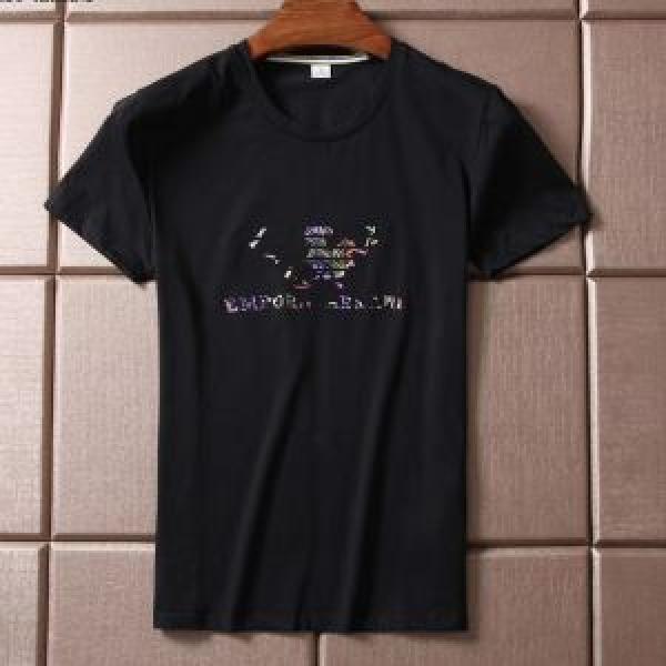 自然な肌触りアルマーニ ARMANI 2色可選 ファッショニスタ愛用半袖/Tシャツ