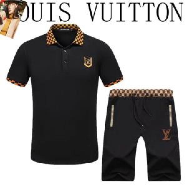 今季爆発的な人気ルイ ヴィトン LOUIS VUITTON上品でベーシック 3色可選 上下セット