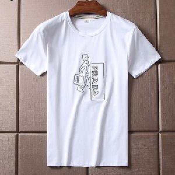 2色可選 2026最高ランキング プラダ PRADA大胆なデザイン 半袖/Tシャツ