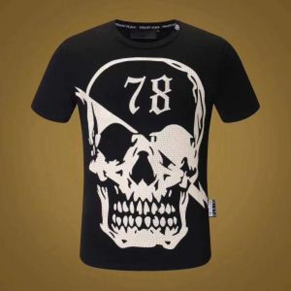 フィリッププレイン18ＳＳ美品 PHILIPP PLEIN 2色可選 半袖/Tシャツファッションの最先端！