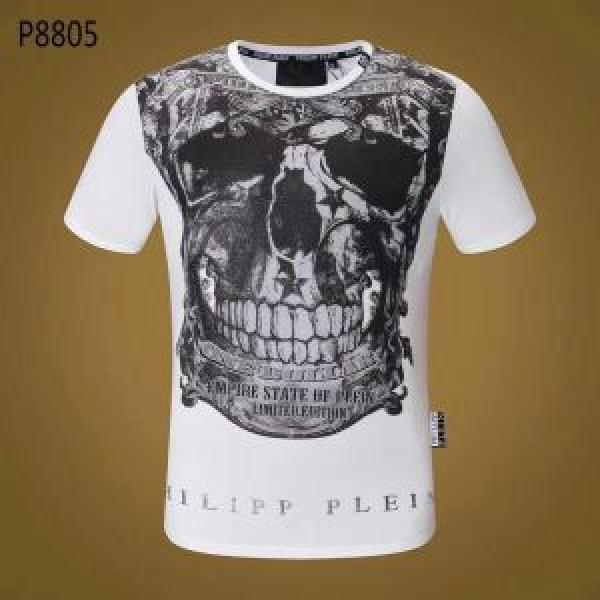 自然な肌触りフィリッププレイン PHILIPP PLEIN 2色可選 半袖/Tシャツ大人カジュアル