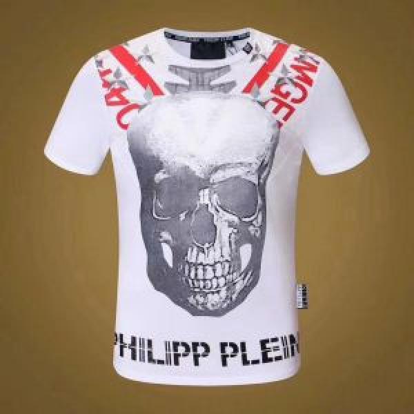 希少価値大 フィリッププレイン PHILIPP PLEIN 2色可選 半袖/Tシャツ快適な着心地