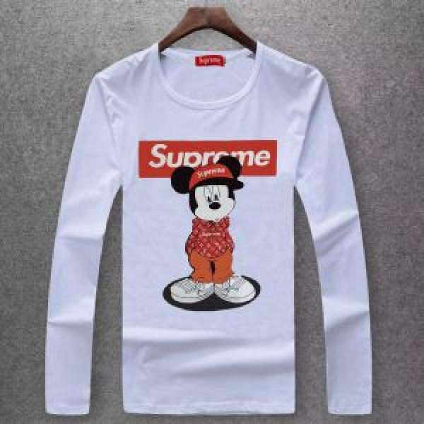 高感度アイテム シュプリーム SUPREME ミックス感が溢れる  長袖 Tシャツ 多色可選 格好良いアイテム