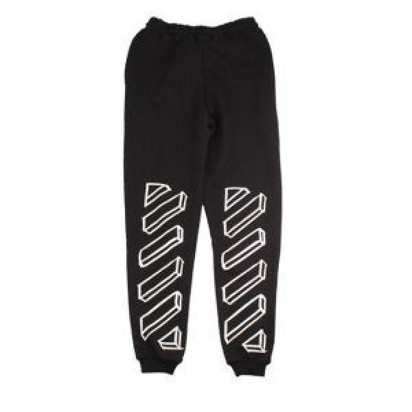 スエットパンツ売上ランキング1位 Off-White 有名人同じアイテムオフホワイト 2色可選冬季限定販売