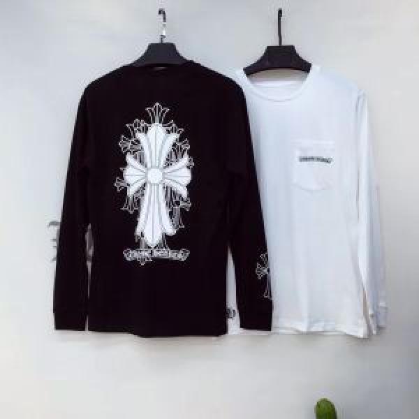 欧米韓流クロムハーツ実用品CHROME HEARTS  長袖/Tシャツ2色可選新季度
