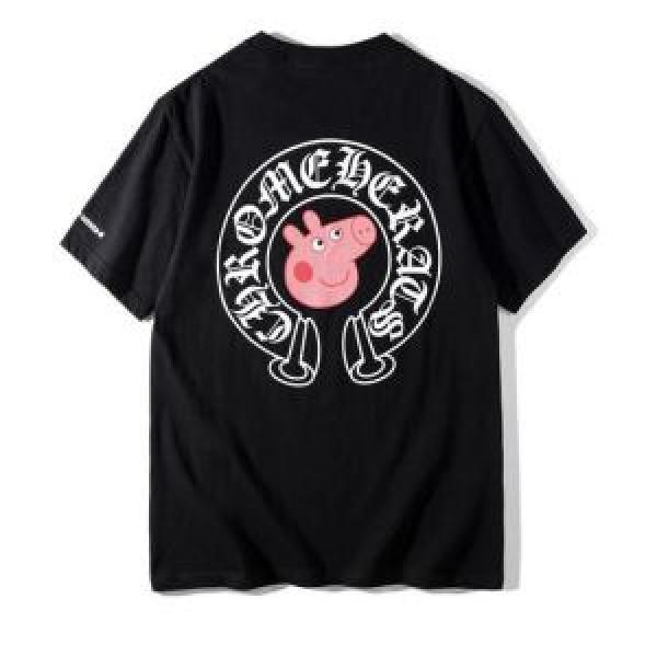 肌に馴染みやすい CHROME HEARTS 半袖/Tシャツ 2色可選 カジュアルスタイルにクロムハーツ