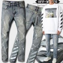 雑誌で話題の商品 Off-White オフホワイト 18新品*最安値保証 ジーンズ 限定入荷