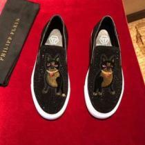 人気急上昇中フィリッププレイン 秋季超人気アイテムPHILIPP PLEIN 2色可選 スリップオン