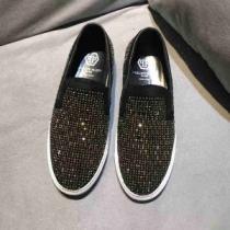 美品*入手困難フィリッププレイン PHILIPP PLEIN 3色可選 スリップオン上品でベーシック