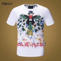 PHILIPP PLEIN 2色可選高感度アイテム 半袖/Tシャツスタイリッシュな印象フィリッププレイン