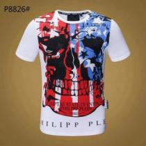2色可選 PHILIPP PLEIN 人気デザインで欲しい 半袖/Tシャツフィリッププレイン