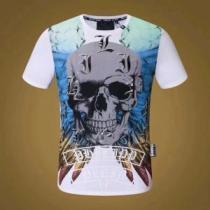 ストリートファッションフィリッププレイン PHILIPP PLEIN 2色可選 半袖/Tシャツ